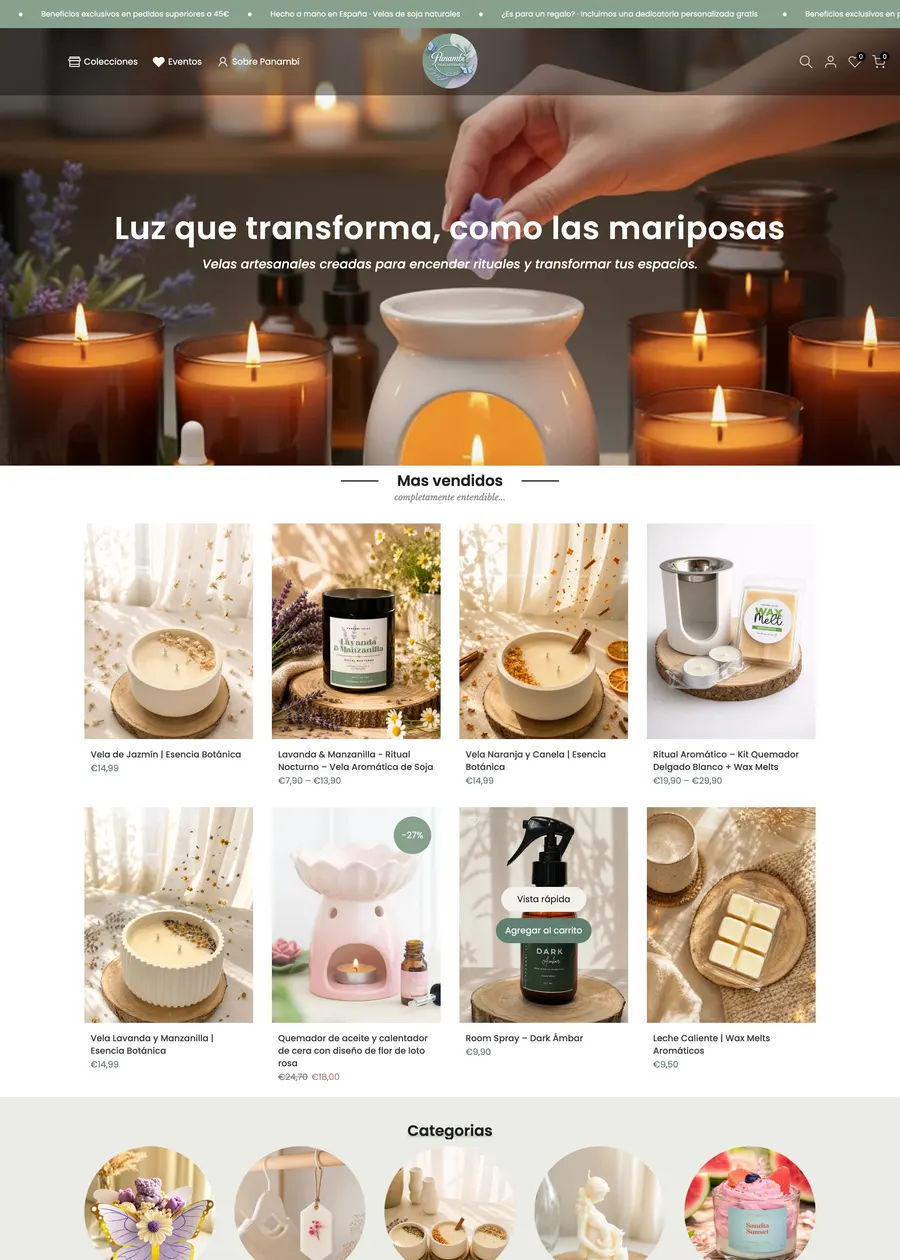 Tienda de Panambi Velas